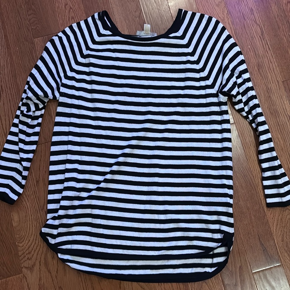 Michael Kors Black and White Light Sweater
